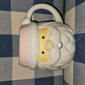 Pink Santa Mug NWOT